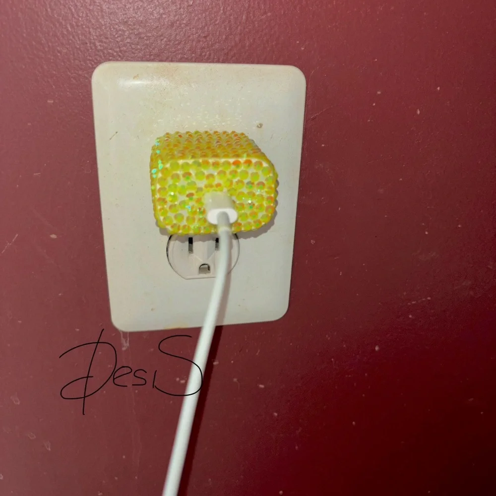 Bedazzled Apple USB-C Charger